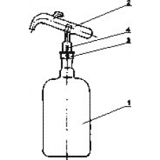 Склянка от прибора для отмеривания серной кислоты